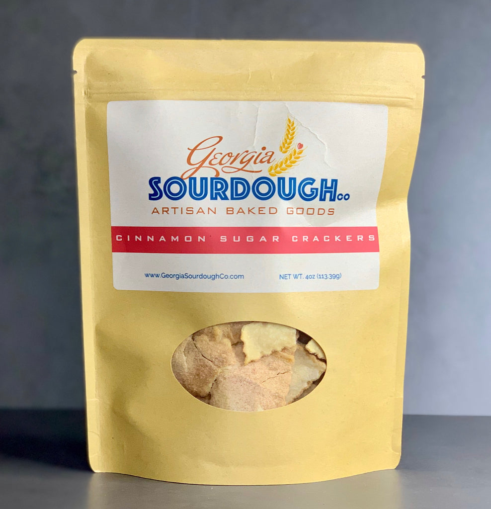 Georgia Sourdough Co. Cinnamon Sugar Crackers